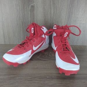 Nike Huarache Red/White Cleats